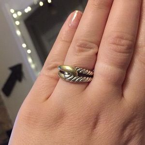 David Yurman Labyrinth Ring with 18K Gold